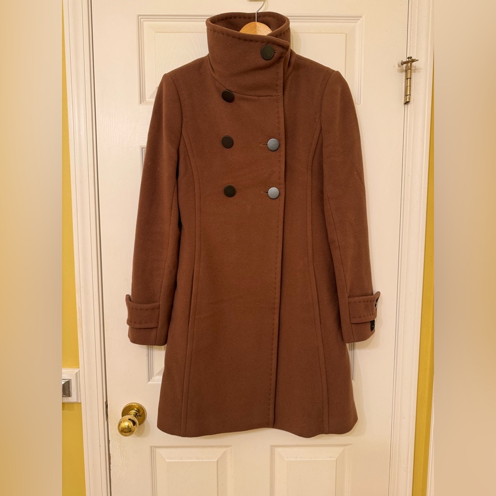 Babaton Elegant Women's Double-Breasted Pea Coat